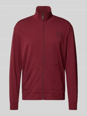 Bluza rozpinana o kroju regular fit z mieszanki bawełny model ‘LAZE’ HUGO