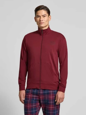 Bluza rozpinana o kroju regular fit z mieszanki bawełny model ‘LAZE’ HUGO