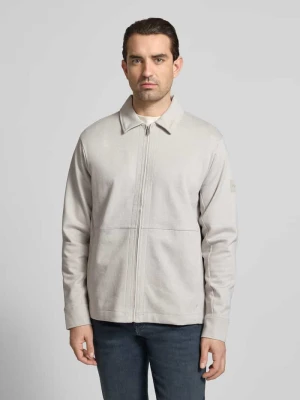 Bluza rozpinana o kroju regular fit z mieszanki bawełny model ‘PE_TWIST’ Boss Orange