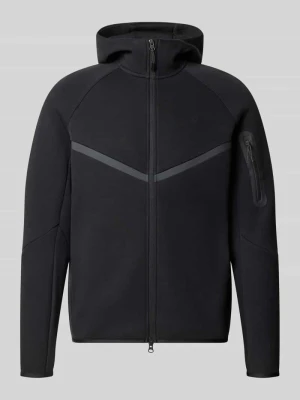 Bluza rozpinana o kroju regular fit z mieszanki bawełny Nike Czarny