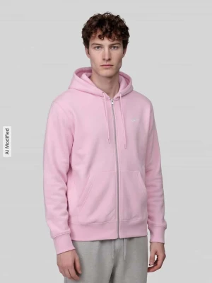 Bluza rozpinana o kroju regular fit z mieszanki bawełny Nike Jasnoróżowy