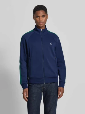 Bluza rozpinana o kroju regular fit z mieszanki bawełny Polo Ralph Lauren Granatowy