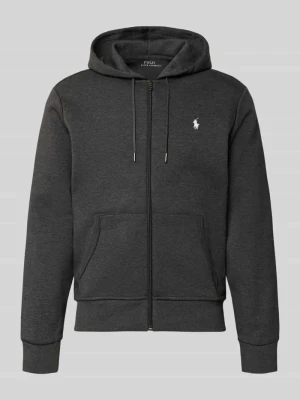 Bluza rozpinana o kroju regular fit z mieszanki bawełny Polo Ralph Lauren Antracytowy