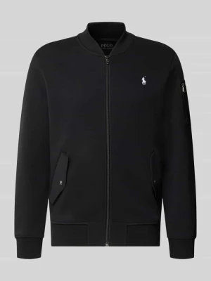 Bluza rozpinana o kroju regular fit z mieszanki bawełny Polo Ralph Lauren Czarny
