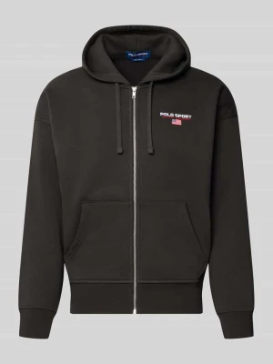 Bluza rozpinana o kroju regular fit z mieszanki bawełny Polo Ralph Lauren Czarny