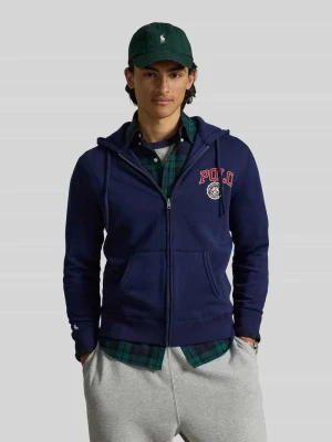 Bluza rozpinana o kroju regular fit z mieszanki bawełny Polo Ralph Lauren Granatowy