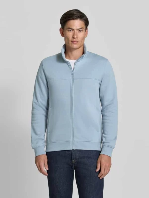 Bluza rozpinana o kroju regular fit z mieszanki bawełny s.Oliver Błękitny