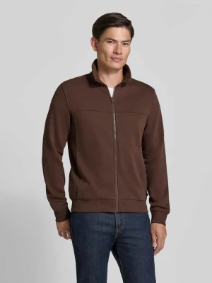 Bluza rozpinana o kroju regular fit z mieszanki bawełny s.Oliver Czekoladowy