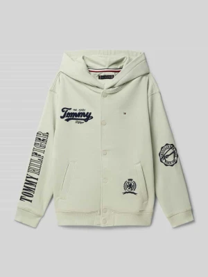 Bluza rozpinana o kroju regular fit z mieszanki bawełny Tommy Hilfiger Teens