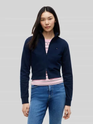 Bluza rozpinana o kroju regular fit z mieszanki bawełny Tommy Jeans Granatowy