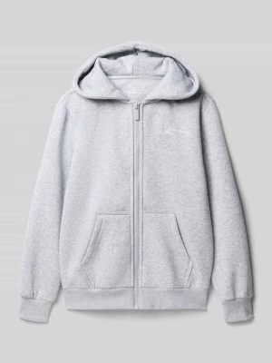 Bluza rozpinana o kroju regular fit z mieszanki bawełny z zamkiem błyskawicznym Karl Kani