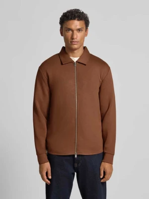 Bluza rozpinana o kroju regular fit z mieszanki wiskozy model ‘EMANUEL’ Selected Homme