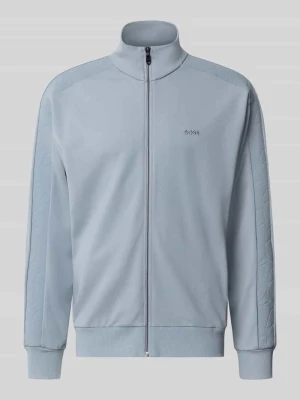 bluza rozpinana o kroju regular fit z mieszanki wiskozy model 'SW_Union Tape FZ' Boss
