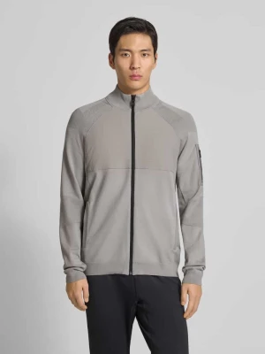 Bluza rozpinana o kroju regular fit z mieszanki wiskozy model ‘TOUR HY’ BOSS Green