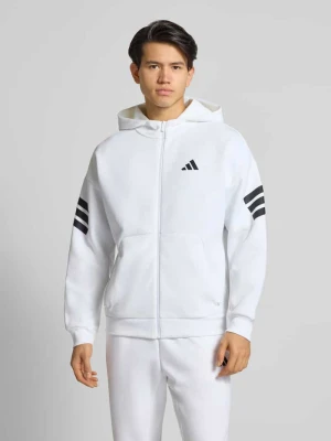 Bluza rozpinana o kroju regular fit z nadrukiem z logo adidas Sportswear