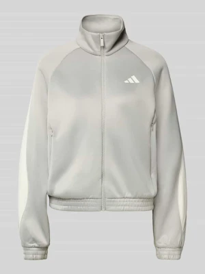Bluza rozpinana o kroju regular fit z nadrukiem z logo model ‘Stadium’ adidas Sportswear