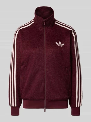 Bluza rozpinana o kroju regular fit z paskami w kontrastowym kolorze model ‘MOHAIR’ adidas Originals