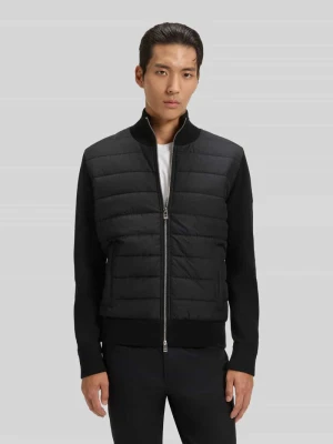 Bluza rozpinana o kroju regular fit z pikowanym przodem model ‘HERNESTO’ Boss