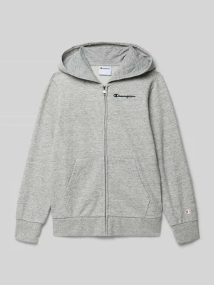 Bluza rozpinana o kroju regular fit z wyhaftowanym logo Champion
