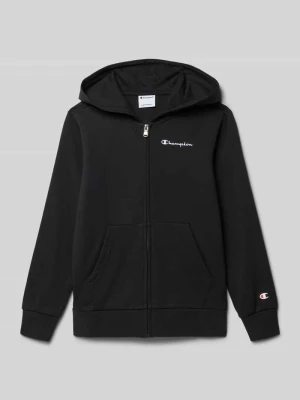 Bluza rozpinana o kroju regular fit z wyhaftowanym logo Champion