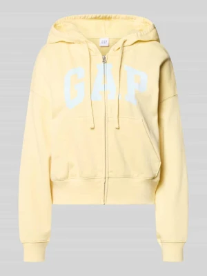 Bluza rozpinana o kroju regular fit z wyhaftowanym logo model „Heritage” GAP
