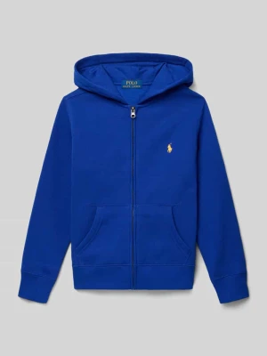 Bluza rozpinana o kroju regular fit z wyhaftowanym logo model ‘Tops’ Polo Ralph Lauren Teens