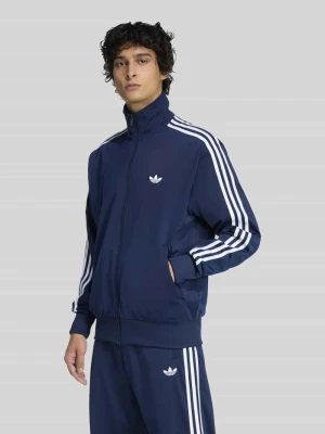 bluza rozpinana o kroju regular fit z zamkiem błyskawicznym adidas Originals Granatowy