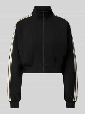 bluza rozpinana o kroju regular fit ze stójką model 'ELEVATED' Fabletics Czarny