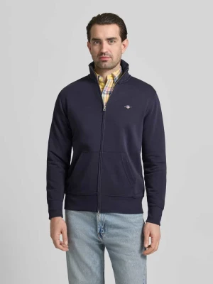 Bluza rozpinana o kroju regular fit ze stójką model ‘Gield’ Gant