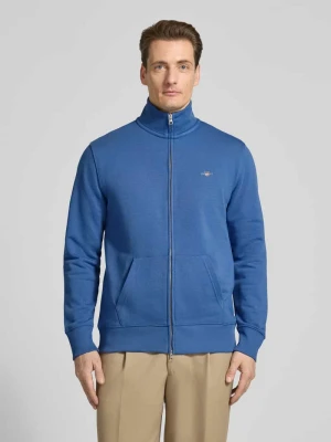 Bluza rozpinana o kroju regular fit ze stójką model ‘Gield’ Gant