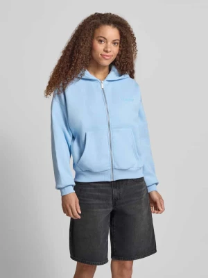 Bluza rozpinana o kroju relaxed fit z kapturem REVIEW