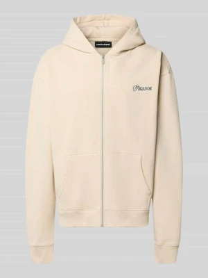 Bluza rozpinana o kroju relaxed fit z mieszanka bawełny model 'Carloforte' Pegador Beżowy