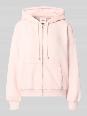 Bluza rozpinana o kroju relaxed fit z mieszanki bawełny Levi's Różowy