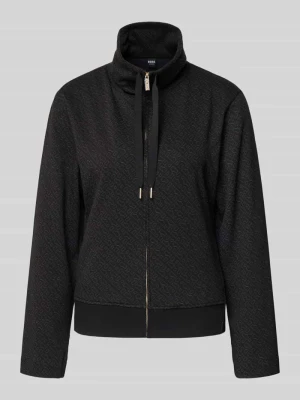 Bluza rozpinana o kroju relaxed fit z mieszanki bawełny model ‘MONOGRAM’ Boss