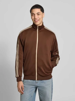 Bluza rozpinana o kroju relaxed fit z paskami w kontrastowym kolorze Model 'RIBER' Only & Sons