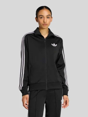 bluza rozpinana o kroju relaxed fit z wyhaftowanym logo adidas Originals Czarny