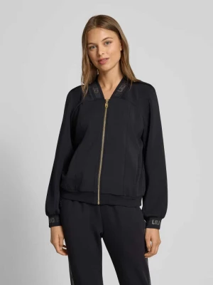 Bluza rozpinana o kroju relaxed fit z zamkiem błyskawicznym LIU JO SPORT