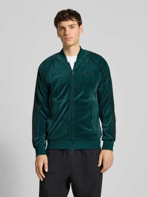 Bluza rozpinana o kroju slim fit z wyhaftowanym logo adidas Originals