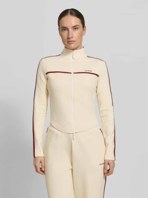 Bluza rozpinana o kroju slim fit ze stójką model 'Jasmine' Guess Activewear