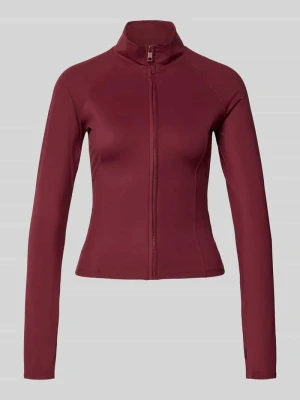 Bluza rozpinana o kroju slim fit ze stójką model ‘Yoga’ Gina Tricot
