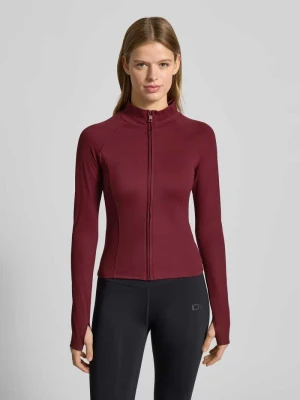 Bluza rozpinana o kroju slim fit ze stójką model ‘Yoga’ Gina Tricot