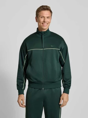 Bluza rozpinana o luźnym kroju z dodatkiem bawełny Lacoste