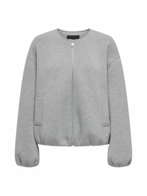 Bluza rozpinana Only jasnoszary melanż