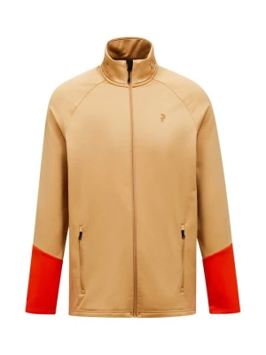 Bluza rozpinana Peak Performance wielbłądzi