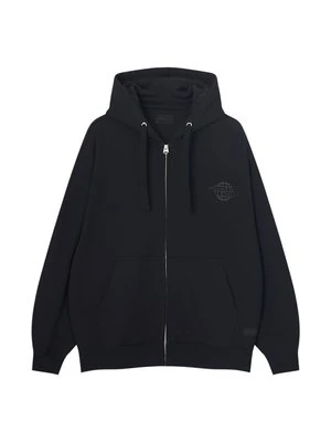 Bluza rozpinana PULL&BEAR czarny