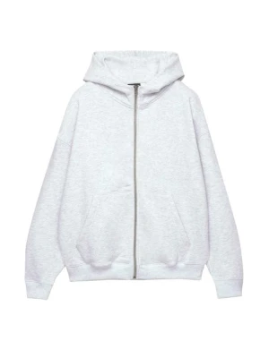 Bluza rozpinana PULL&BEAR jasnoszary