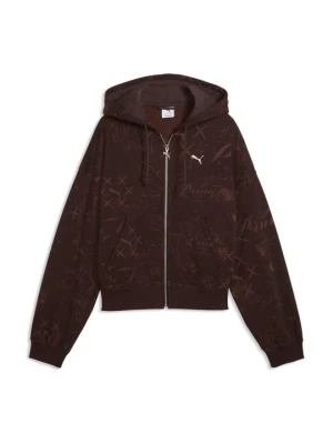 Bluza rozpinana Puma brązowy