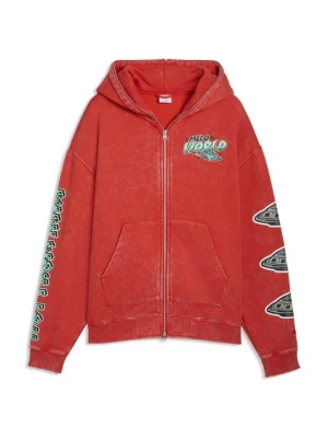 Bluza rozpinana Puma czerwony
