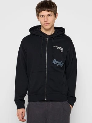 Bluza rozpinana Replay czarny