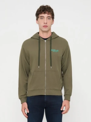 Bluza rozpinana Replay zielony